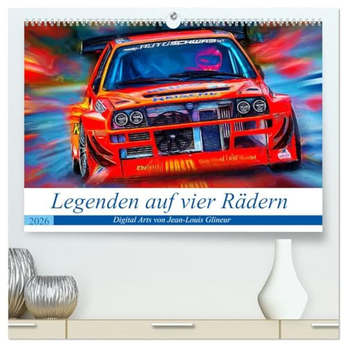Legenden auf vier Rädern (hochwertiger Premium Wandkalender 2026 DIN A2 quer), Kunstdruck in Hochglanz: Klassiker unter den Tourenwagen (CALVENDO Mobilitaet)