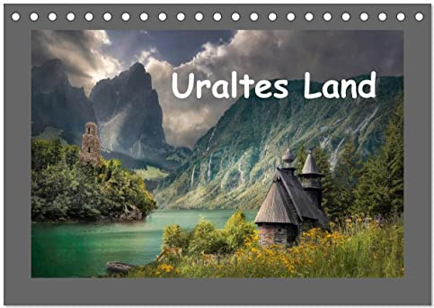 Uraltes Land (Tischkalender 2026 DIN A5 quer), CALVENDO Monatskalender: Fantasy - Landschaften (CALVENDO Natur)