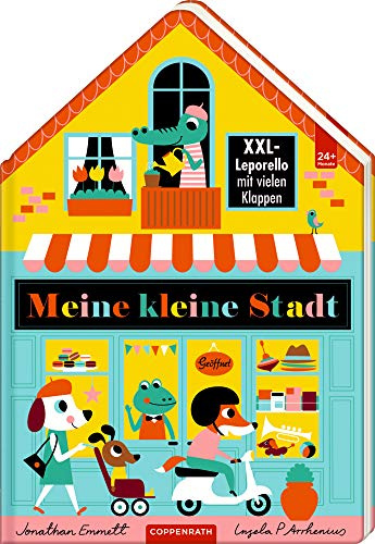 Meine kleine Stadt: XXL-Leporello mit vielen Klappen