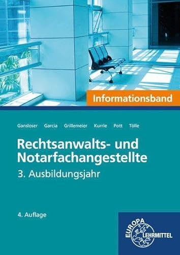 Rechtsanwalts- und Notarfachangestellte, Informationsband 3. Ausbildungsjahr