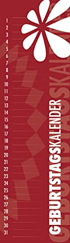 Geburtstagskalender Mini - immerwährend - (9,5 x 33)