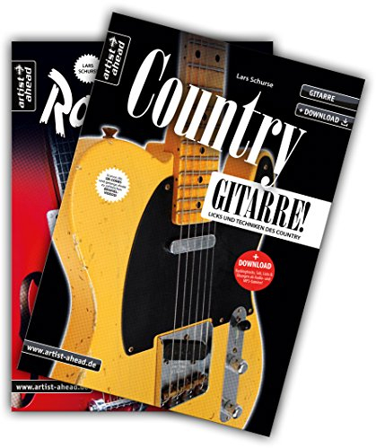 Country-Gitarre & Rockabilly-Gitarre-Set: Licks und Techniken des Country & Rockabilly (inkl. Download). Lehrbuch für Gitarre. Musiknoten.: Licks & ... für E-Gitarre. Gitarrenschule. Gitarrennoten