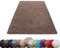 HomebyHome Shaggy Teppich Läufer Flur 60 x 110 cm - Shaggy Teppich Hochflor Mokka Extra Weich und Flauschig - Bettvorleger Teppiche für Schlafzimmer - Waschbarer Küchenläufer - Carpet, Halı, Kilim