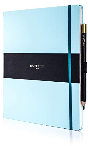Castelli RQ27/25-640 Tucson Notizbuch, liniert, groß, Blau
