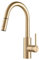 Kraus KPF-2620BB Oletto - Grifo de cocina, 15 1/8 pulgadas, latón cepillado