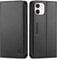 SHIELDON Wallet Case for iPhone 11, Protective Genuine Leather Case with RFID Blocking, Viewing Stand, Magnetic Close, TPU Shell, Flip Phone Cover Compatible with iPhone 11 (6.1Inches), Black