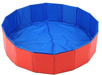 DZL- Piscina Plegable para Perros Gatos Bañera Piscina Portátil para Mascotas Pequeños Medianos Piscina Bañera Resistente Bañera para Mascotas Bebes para Aire Libre (XL-160 * 30cm)