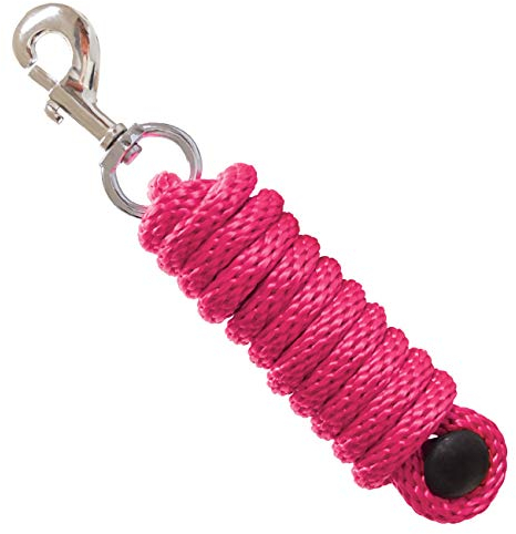 York Führstrick für Pferd Milo Anbindestrick Anbindeseil Führleine Pferdestrick (rosa)