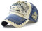 CHENNUO Vintage Basecap Distressed Snapback Caps Trucker Hat Baumwolle Baseball Cap Freizeit Outdoor Kappe Unisex (Navy blau)
