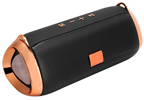 Sxhlseller Bluetooth Speakers, ET801 Outdoor Wireless Speakers builtin Microphone Intelligent Noise Reduction Stereo Subwoofer Portable Computer Phones PlugIn Card(black)