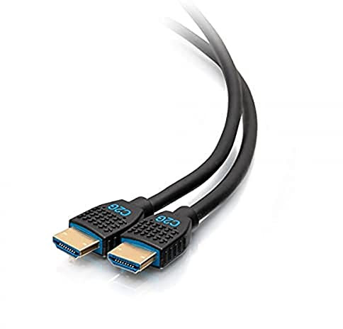 C2G 0,3 m Performance Series Ultra Flexible High Speed HDMI-Kabel – 4K 60 Hz, für die Wandmontage, CMG (FT4)-zertifiziert, kompatibel mit Xbox, Blu-ray, DVD, PS5, Smart TV, Soundbar, Monitoren