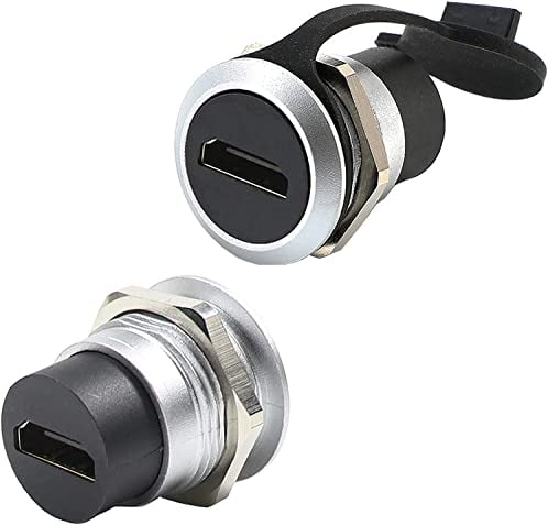 PENGLIN 2 STÜCK HDMI-Kabel Einbaubuchse, Weiblich auf Weiblich 4K-Adapter, HDMI-Durchgangsdose 4K 30hz 3D and HDR