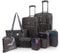 ITACA - Koffer & Trolleys Trolley Set Reisekoffer Set Reisekoffer Mit Rollen Groß. Gepäck Sets, Grau