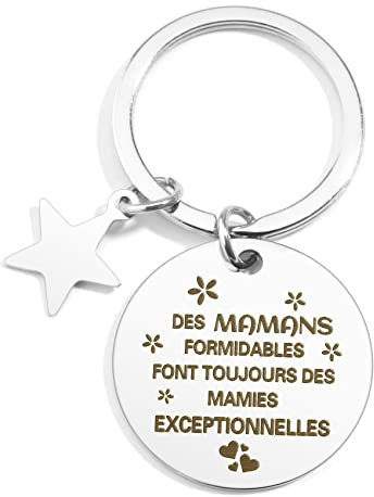 Cadeau Grand Mere Cadeau Fete Des Meres Cadeau Porte Clef Fete Des Grand Mere Personnalisé Idee Anniversaire Cadeau Grand Mere Paques Noel Cadeau Cadeau Original Pour Grand Mere de fils et filles