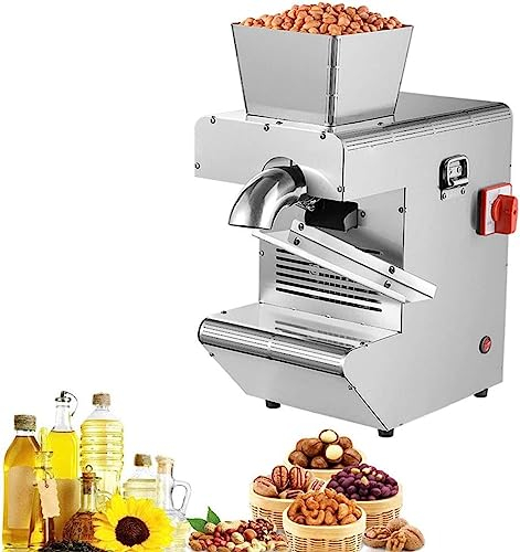 Presse à huile électrique commerciale, extracteur ;huile pressée à chaud et à froid, automatique, en acier inoxydable 304, presse à huile de graines, expulseur pour maïs, noix de coco, cacahuètes, gr