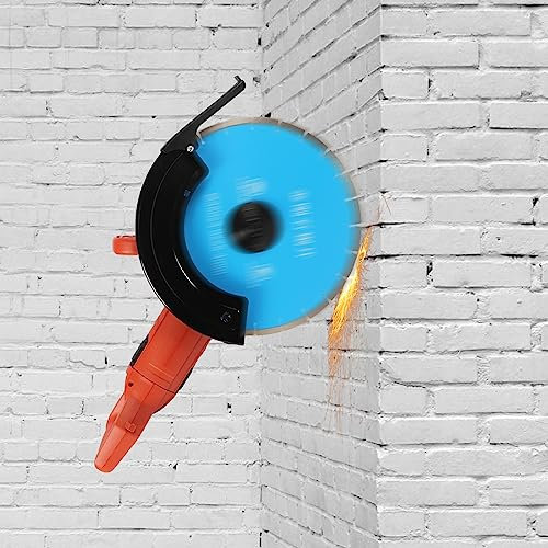 Betonsäge Corded Electric Trennschneider Nasschneider-Trockenschneider Wand Steintrennsäge (MAXSchnitttiefe135MM, Sägeblatt-Ø 35cm,Sägeblattbohrung-Ø 2,54cm)