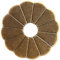 Tiazza 10 arandelas de latón para decoración de muebles clásicos (bronce)