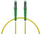 nexinex - 0,5m Glasfaserkabel LC/APC auf LC/APC Patchkabel | Telekom, Vodafone, 1&1, Fritzbox, etc. kompatibel | LWL Simplex Singlemode OS2 FTTH Glasfaser Lichtwellenleiter Kabel