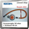 Generisch Gasdruckregler mit Sicherheitsfunktion 50 mbar + Schlauch 40 cm, Wohnwagen, Wohnmobil