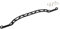 zwoatakter Verstärkte Querstrebe Querschiene für Simson Schwalbe KR51/1 KR51/2 (schwarz pulverbeschichtet, vibrationsdämpfend, Ersatzteil)