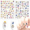Sailor Moon Nail Art Sticker, Cute Cartoon Nail Art Decals, 3D Self-Adhesive Nail Stickers, Kawaii Designer Anime Nail Stickers for Girls, Children, Women, Manicure Tips, Decoration (2 Sheet