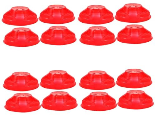 jojofuny Sets Alarm Cover Replacement Red Plastic Detector Guard for Cooking Pcs