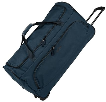 Blackbeat - Reisetasche mit Rollen - wasserabweisend - großes Hauptfach, 3 Nebenfächer & 78L Volumen - mit Teleskopgestänge - Trolley-Weichgepäck für Damen & Herren als Koffer-Alternative