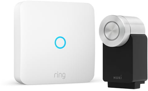 Ring Intercom + Nuki Smart Lock Pro (quarta generazione) nero | Rendi smart il tuo citofono e la serratura di casa con controllo da smartphone, verifica la compatibilità prima dell'acquisto