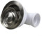 Sink Waste Strainer, Stainless Steel 114Mm PP Flange Fits Sink Mini Basket Strainer Waste Kit Kitchen, Stainless Steel+pp+pvc, For 83-90mm(114mm)