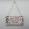Carteles de Madera Decorativos, Letreros Colgantes con Frases, Placa Decorativa Personalizada, Frases Motivacionales e Inspiradoras para Pared, Decoracion Casa 20 x 10 cm Marrón