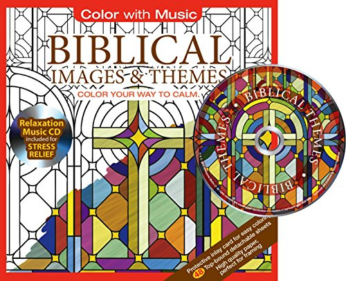 Biblical Images & Themes W/CD (Color Your Way to Calm)