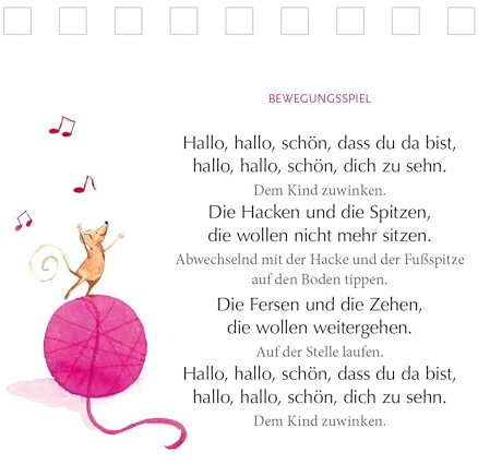Kribbel krabbel Zappelfinger: Kinderreime und Fingerspiele: Als Geschenk zur Taufe oder Geburt: Dekorativer und praktischer Aufsteller für den ... am Babybett. (Kleines Spiralaufstellbuch)