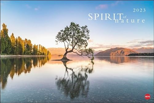 Spirit of Nature Kalender 2023. Inspirierende Landschaftsfotos unberührter Natur in einem großen Wandkalender. Kalender 2023 Landschaften im Querformat.