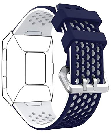 DD Band Kompatibel mit Fitbit Ionic Armband, Weiche Silikon Einstellbare Uhrband für Fitbit Ionic Ersatzarmband