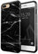 BURGA Handyhülle Kompatibel mit iPhone 7 Plus / 8 Plus - Noir Origin Schwarz Marmor Süße Hülle für Frauen Heavy Duty Stoßfest Dual Layer Hartschale + Silikon Schutzhülle