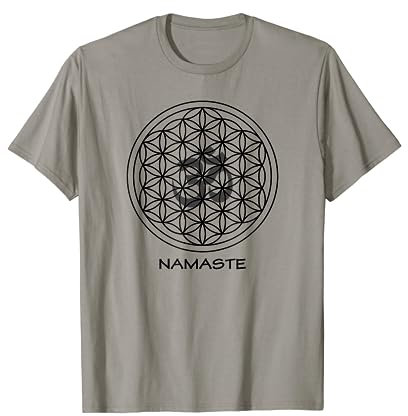 Yoga Blume Des Lebens Ornament Meditation Namaste Geschenk T-Shirt