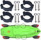Universal Kayak Paddle Clip with Hardware - Deck Mounted / Track Mount Kayak Paddle Storage & Fishing Net Clip,Fishing Rod Organizer,paddle holder paddle keeper VERTICAL MOUNTED SIDE MOUNTED, 4 Pack