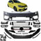 DM Autoteile 3613 Stoßstange vorne + Grill Nebel SET + Spoiler kompatibel für VW Polo 6R 6C FACELIFT