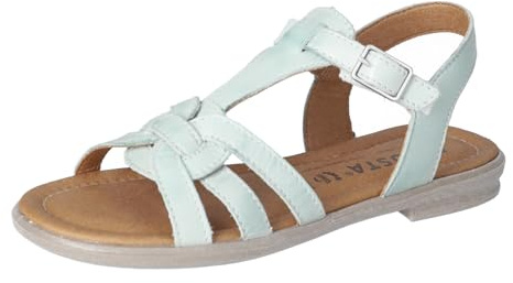 RICOSTA Riemchensandalen Birte - rutschfeste Mädchen-Sandalen - Flache Sandalen für Kinder - Echtleder-Sandaletten