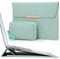 HYZUO 15-16 Zoll Laptophülle Laptop Hülle Tasche mit Standfunktion für MacBook Pro 16 M4/M3/M2/M1 Pro/Max 2025-2019, MacBook Pro 15 2015-2012, XPS 15, HP Envy 15,6, Minzgrün(Smiley)