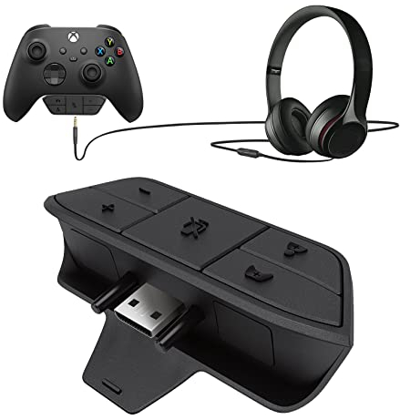 OLCLSS Stereo Headset Adapter für Xbox One, Xbox Headset Adapter, Xbox One Headset Adapter, Audio Balance einstellen, Kopfhörer Adapter für Xbox One Controller
