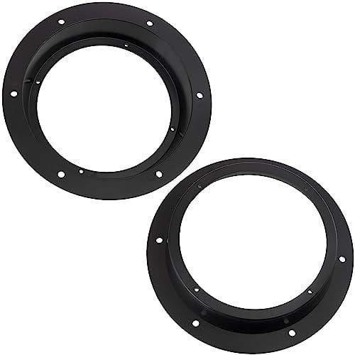 AERZETIX – C11595 – 2er-Satz Adapter/Halterungen für autolautsprecher Ø165 mm – montageseite an der vordertür – kompatibel mit VW Passat B8 Tiguan Touareg GolfV VI Audi Q3 Skoda Octavia