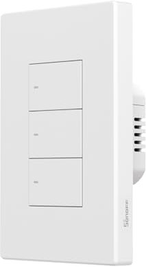 SONOFF M5-3C-120W Interruttore intelligente, Smart interruttore a parete, pulsanti meccanici, interruttore temporizzatore, controllo vocale, compatibile con Alexa e Google Home,Compatibile Matter