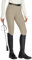 WILLIT Damen Reithose Reitleggings Vollbesatz Silikon Reithose High Waist Stretch Reithose mit Reißverschlusstasche Gürtelschlaufen Khaki XS