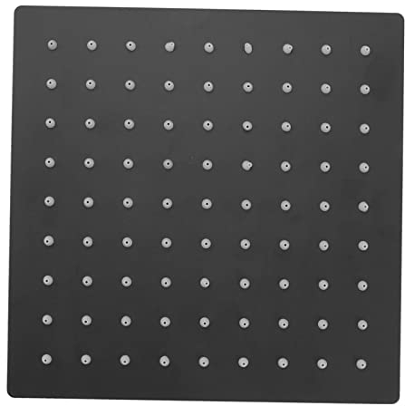 SUNFECILI Regenduschkopf, Edelstahl-Regenduschkopf, Quadratische Deckenmontage-Duschkopf, G1/2-Zoll-Gewinde, Leicht zu Reinigender, Verstellbarer Ersatz für Ihre Badezimmer-Duschköpfe