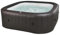 BRAST® Whirlpool aufblasbar MSpa Vito für 6 Personen 185x185x68cm In- Outdoor Pool 132 Massagedüsen Timer Heizung Aufblasfunktion per Knopfdruck Bubble Spa Wellness Massage