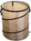 LUCKGONI Cubo de basura plegable para exteriores, portátil, para camping, papelera, contenedor para patio, jardín, cubo redondo