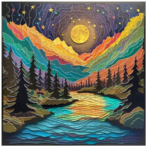 Starry Night Dream 1000 Pieces Jigsaw Puzzle