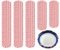 gouveo TO82 Lot de 100 couvercles de rechange pour pots à confiture - Carreaux rouges BS - Couvercle à visser en métal pour bocaux à visser et bocaux à conserve - Couvercle Twist-Off