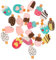 BESPORTBLE Kawaii Cabochon Figuren Set Mit 20 Stück Glitzer Charms - Ideale Flatback Perlen Für DIY Scrapbooking - Telefon Deko Und Schmuckherstellung Zufällige Designs